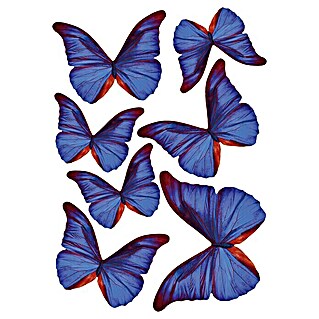 Adhesivos decorativos 3D Mariposas (Mariposa, Azul)