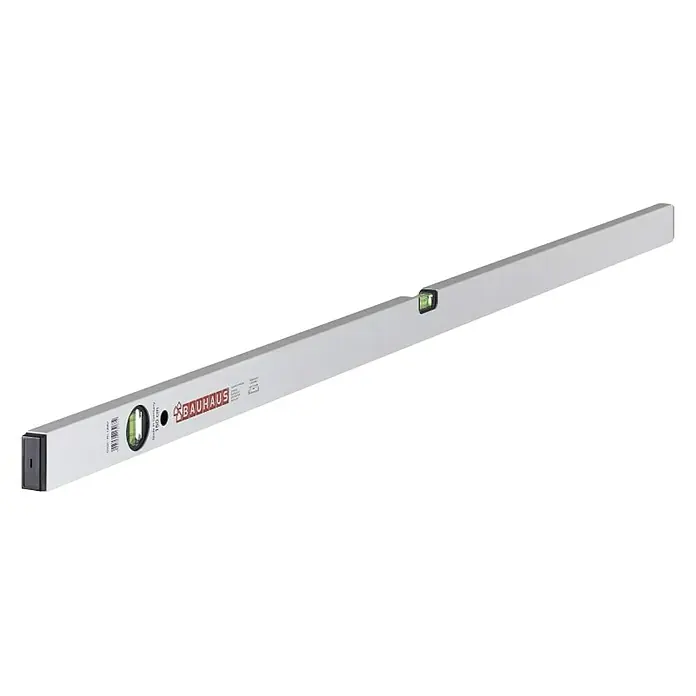 BAUHAUS Wasserwaage - 150 cm, Anzahl Libellen: 2 Stk. - Wasserwaage aus Aluminium von Bauhaus, ein Werkzeug zum präzisen Ausrichten. Ideal für Bau und Handwerk, robust und zuverlässig.