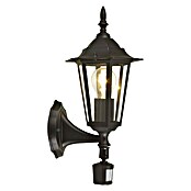 Eglo Laterna 4 Vanjska zidna svjetiljka  (60 W, Crne boje, Prozirno, IP44, Senzor pokreta) | BAUHAUS