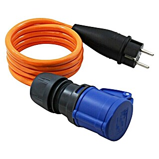 Spojni kabel s utikačem i natikačem (Narančaste boje, 1,5 m)