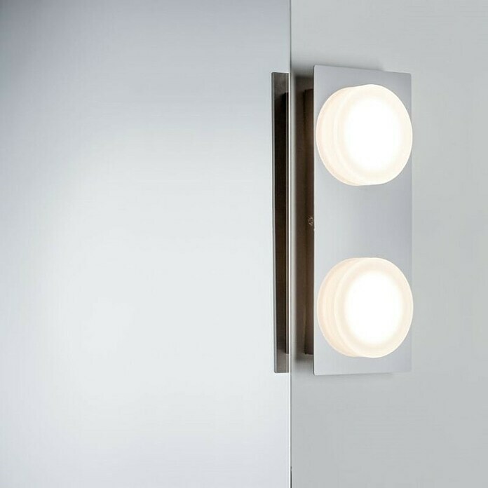 Paulmann Zidna i stropna LED svjetiljka (null, Krom, D x Š x V: 4,2 x 23 x 9,5 cm)