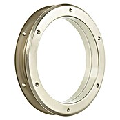 Mottez Bullauge (Metall, Silber, Verglasung: Klar, Durchmesser: 26 cm)