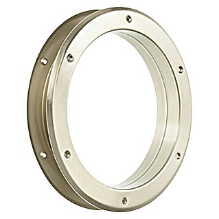 Mottez Bullauge (Metall, Silber, Optik Glas: Klarglas, Durchmesser: 26 cm)