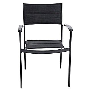 Sunfun Maja Vrtna stolica (Crne boje, 61 x 58 x 85 cm)