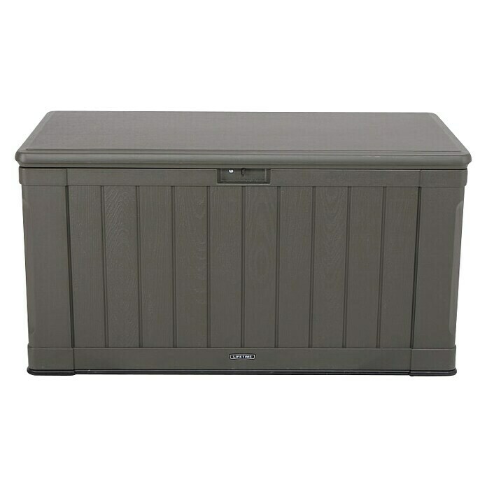 Lifetime Kissenbox Harmony128 x 64 x 67 cm, Braun, Kunststoff Front View