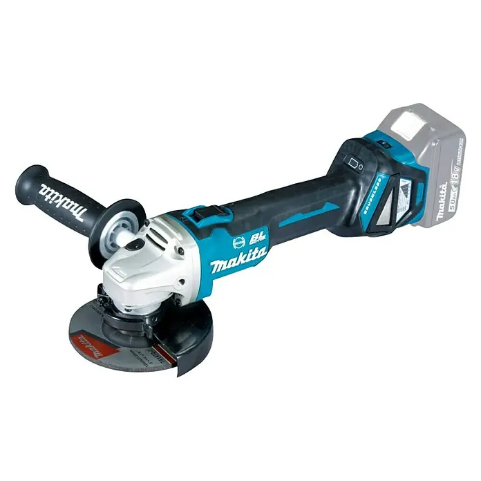 Makita LXT 18V Amoladora angular de batería DGA513Z - 18 V, Sin batería, Diámetro disco: 125 mm - Amoladora angular inalámbrica de Makita con diseño robusto, ideal para trabajos de rectificado.