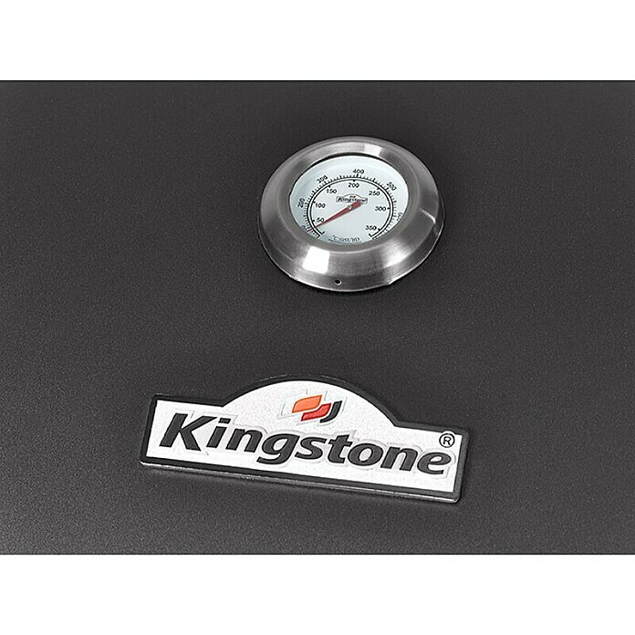 Kingstone Smoker (Met rolwagen, Hoofdgrilloppervlak: 70 x 43,5 cm)