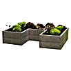 Juwel Hochbeet Timber Ergoline (125 x 185 x 40 cm, Kunststoff, Nordic wood) | BAUHAUS