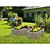 Juwel Hochbeet Timber Ergoline (125 x 185 x 40 cm, Kunststoff, Nordic wood) | BAUHAUS