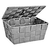 Wenko Adria Toaletna košarica  (14 x 19 x 10 cm, Siva) | 3713 - Aufbewahrung | DADD - Accessoires | DAD - Badausstattung | DA - Badausstattung/Bäderwelt | D - Sanitär | BAUHAUS