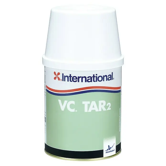 International Grundierung VC-Tar 2 - Weiß, 1 l - Dose International VC. TAR2 Yachtfarbe.