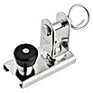 Sprenger Genuaschlitten (Schienenprofil 20 x 3 mm, Mit Wirbel, Edelstahl)
