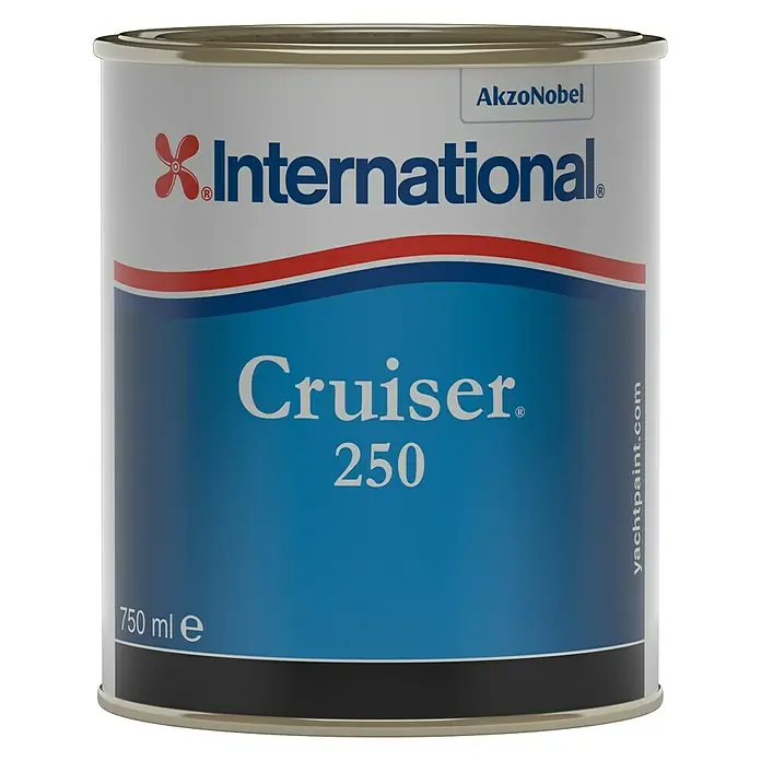 International Selbstpolierendes Antifouling Cruiser 250 - Blau, 750 ml - Eine Dose International Cruiser 250 Antifouling-Bootsfarbe, hergestellt von AkzoNobel, ideal für den Schutz Ihres Bootes.