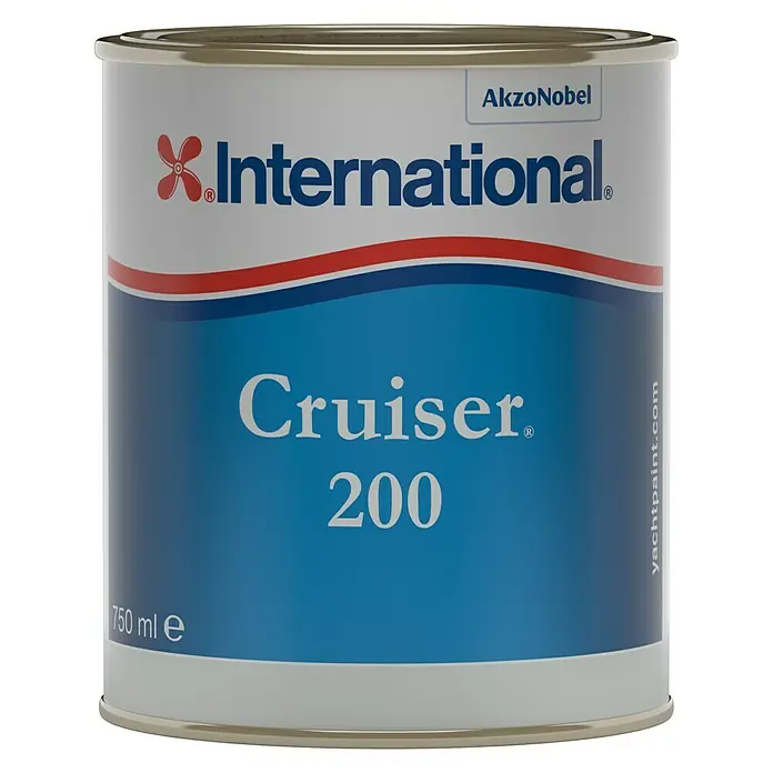 International Selbstpolierendes Antifouling Cruiser 200 - 750 ml, Blau - Dose International Cruiser 200 Antifouling-Farbe von AkzoNobel für den Schutz von Bootsrümpfen vor Bewuchs.