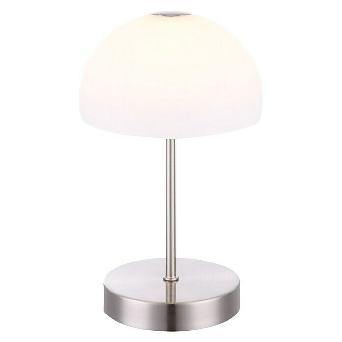 Globo Stolna LED svjetiljka (5 W, Boja svjetla: Topla bijela, Boja korpusa: Mat nikal)