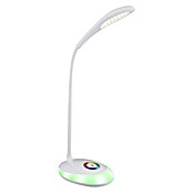 Globo Lámpara de sobremesa LED (1 luz, 3 W, Blanco neutro, Altura: 48 cm, Blanco)