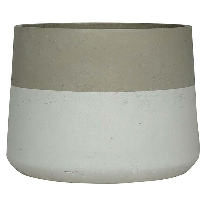Tegla za cvijeće  (Vanjska dimenzija (ø x V): 40 x 30 cm, Beton, Bijela) | BAUHAUS