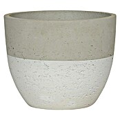 Tegla za cvijeće  (Vanjska dimenzija (ø x V): 35 x 29 cm, Beton, Bijela) | BAUHAUS
