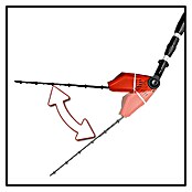Einhell Power X-Change Cortasetos de batería (18 V, Iones de litio, Sin batería, Longitud de corte: 40 cm)