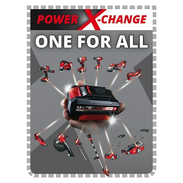 Einhell Power X-Change Akumulatorska bušilica/odvijač (1 baterija, 1,5 Ah, Broj okretaja pri praznom hodu: 0 okr/min - 550 okr/min)