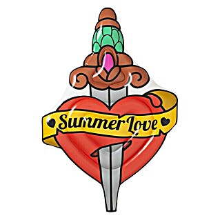 Madrac na napuhavanje Summer Love Tatoo (D x Š: 198 x 137 cm)