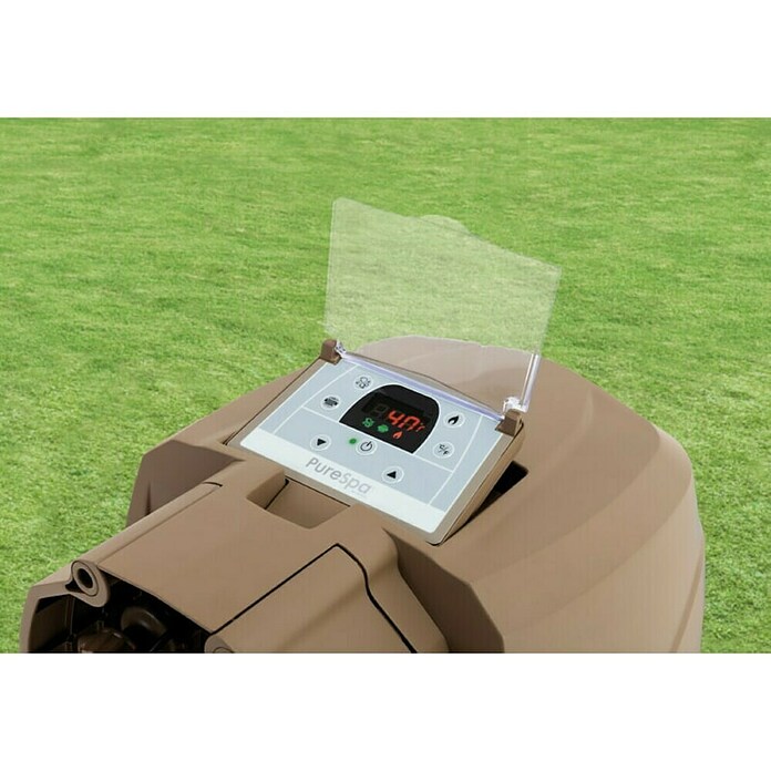Intex Pure Spa Prenosni masažni bazen Pure Spa Bubble 77 Circular  (Ø x V: 196 x 71 cm, Bež barve/bele barve, 800 l) | 8329 - Outdoor Whirlpools aufblasbar | ICIB - Whirlpools | ICI - Pools & Zubehör | IC - Freizeit im Garten | I - Stadtgarten | BAUHAUS