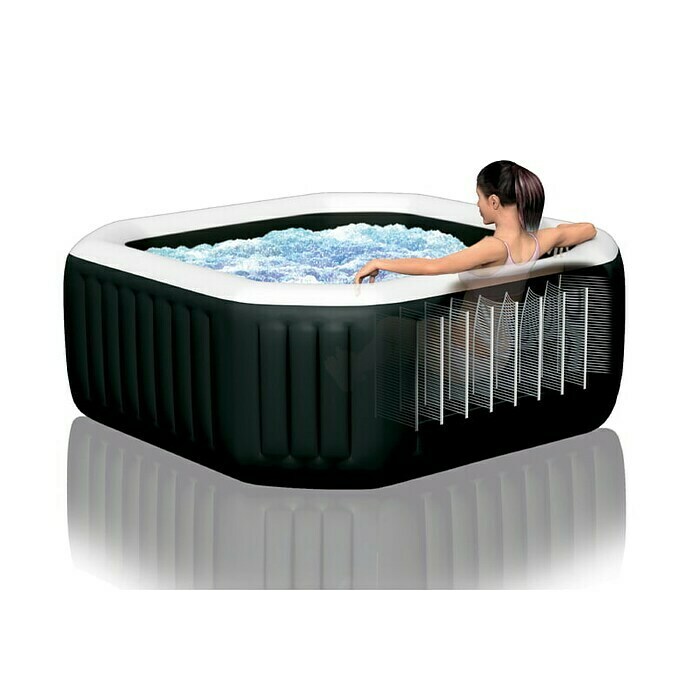 Intex Pure Spa Außen-Whirlpool 79 Octagon BubbleØ x H: 201 x 71 cm, 795 l, Geeignet für: 4 Erwachsene Use Shot