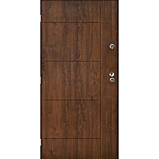 Metalna ulazna vrata Swing (D x Š x V: 55 x 900 x 2.000 mm, DIN lijevo, Smeđe boje)