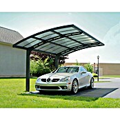 Palram – Canopia Carport Arizona Wave (Medidas ext. (An x Pr): 289 x 495 cm, Carport individual, Gris) | BAUHAUS