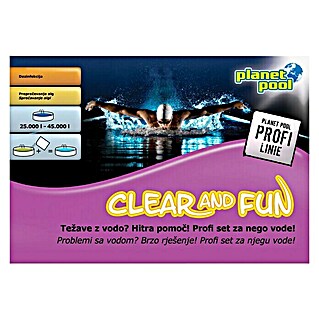 Set za održavanje vode u bazenima Clear and Fun (Savjet: Pridržavajte se navoda proizvođača)