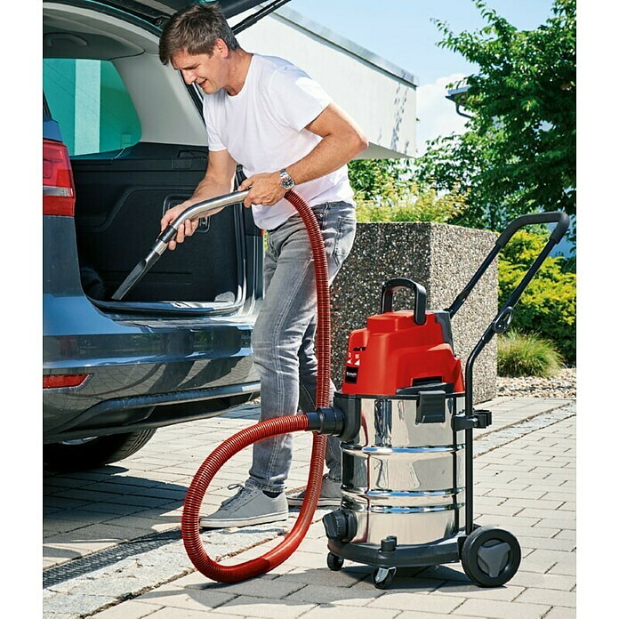 Einhell Power X-Change Aspirador de agua de batería (18 V, Sin batería, Volumen de recipiente: 30 l)