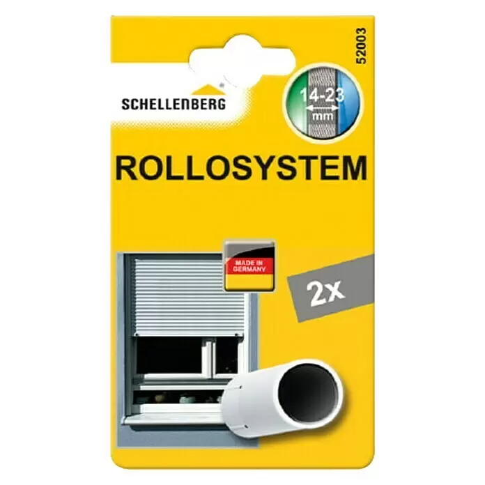 Schellenberg Anschlagstopfen - Ø x L: 20 x 40 mm, Weiß - Vorderansicht