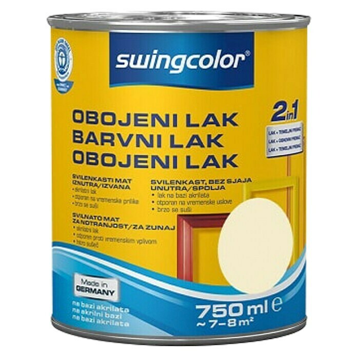 swingcolor Pisani lak  (Bež, 750 ml, Svileni mat) | 5962 - Acryl Seidenmattlacke farbig | HADL - Lacke | HAD - Farben | HA - Farben | H - Innendeko/Farben | BAUHAUS