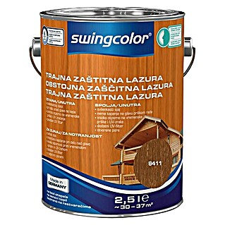 swingcolor Lazura za les (Kostanj, 2,5 l, Svileni mat)
