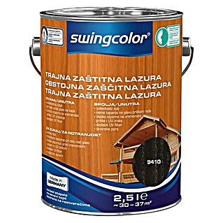 swingcolor Lazura za les (Ebenovina, 2,5 l, Svileni mat)