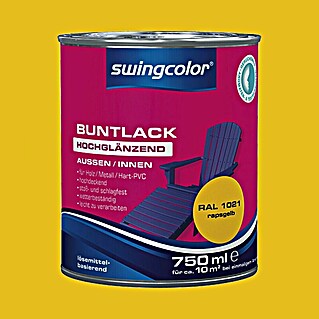 swingcolor Pisani lak (Rumena, 750 ml, Visoki sijaj)