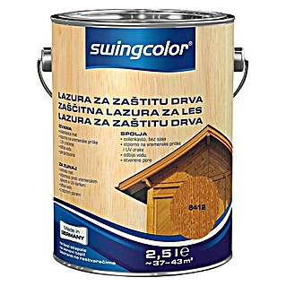 swingcolor Lazura za les (Tikovina, 2,5 l, Svileni mat)