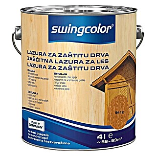 swingcolor Lazura za les (Tikovina, 4 l, Svileni mat)