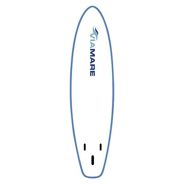 Viamare SUP-Board-Set 300L x B x H: 300 x 75 x 10 cm, Nutzlast: 100 kg, Aufblasbar, Blau/Weiß Top View