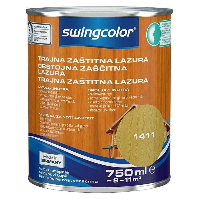 swingcolor Lazura za drvo  (Bor, 750 ml, Svilenkasti mat) | BAUHAUS