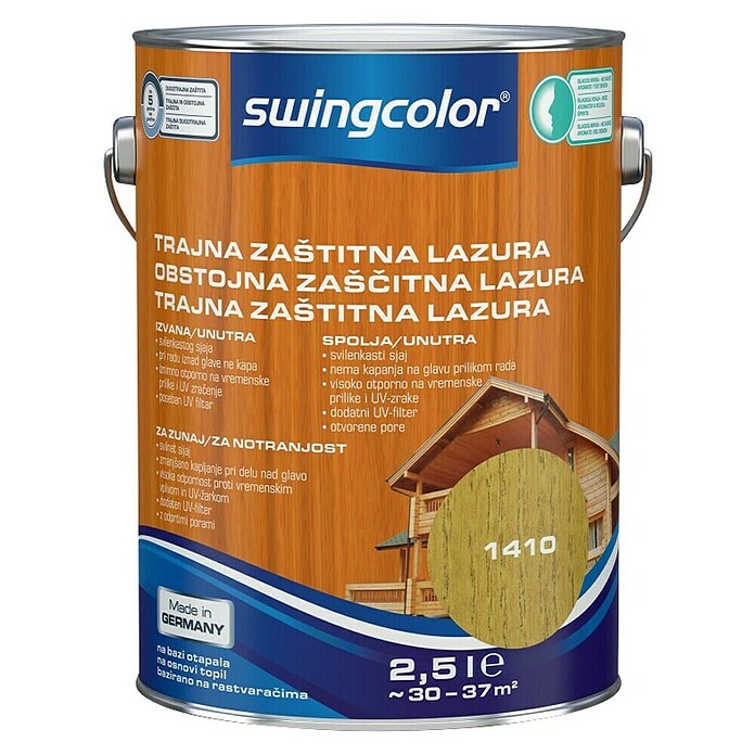 swingcolor Lazura za les  (Hrast, 2,5 l, Svileni mat) | 5935 - Lasuren LH | HADJ - Holzschutz | HAD - Farben | HA - Farben | H - Innendeko/Farben | BAUHAUS