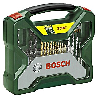 Bosch Bohrer- & Bit-Set X - Line Titanium (50 -tlg.)