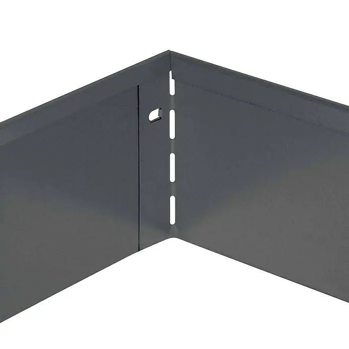 Bellissa Rasenkante Serra - 103 x 0,1 x 12 cm, Silber, Metall - Metall-Rasenkante für den Garten. Die Beeteinfassung ist aus robustem Stahl gefertigt und sorgt für klare Linien im Garten.