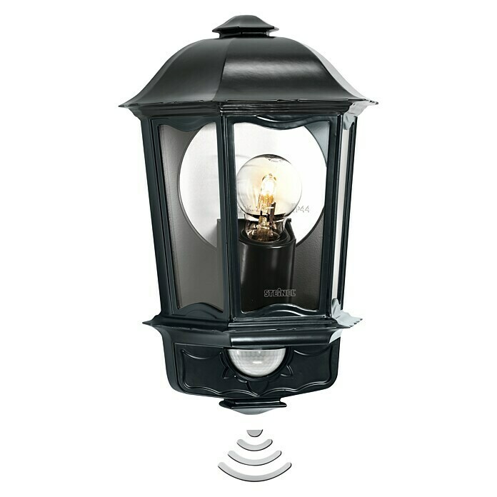 Steinel Buitenlamp met sensor (Max. vermogen: 100 W, Zwart, IP44)