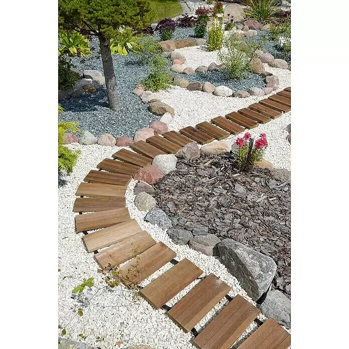 Rollweg - 250 x 35 x 2,7 cm, Nadelholz - Stimmungsaufnahme