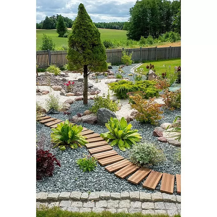 Rollweg - 250 x 35 x 2,7 cm, Nadelholz - Stimmungsaufnahme