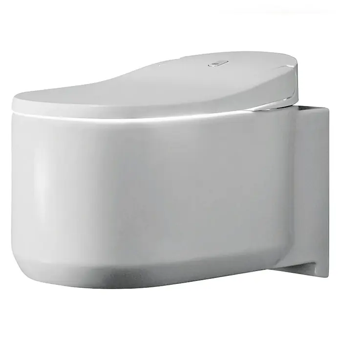 Grohe Sensia Arena Wand-Dusch-WC-Set - Spülrandlos, Mit antibakterieller Glasur, Spülform: Tief, WC Abgang: Waagerecht, Weiß - Elegante, wandhängende Toilette mit schlankem Design und verdecktem Spülkasten, die moderne Ästhetik und Funktionalität für jedes Badezimmer bietet.