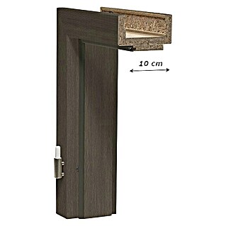 GetaDoor Aperto Dovratnik Cappuccino GA44 (850 x 2.000 mm, Debljina stijenke: 10 cm, Smjer otvaranja: Lijevo, Smeđe boje)