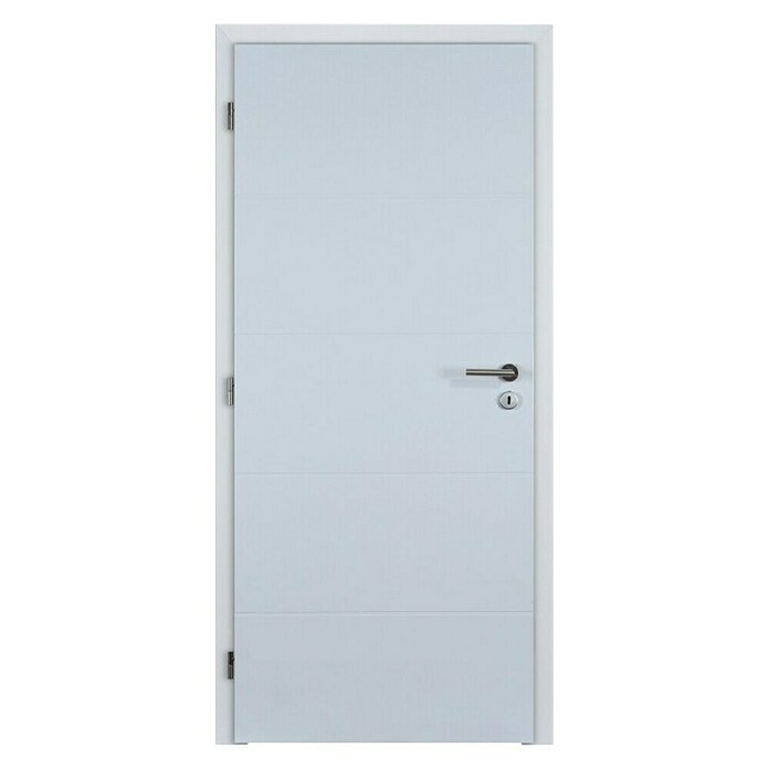 Doornite Sobna vrata Quatro  (650 x 2.000 mm, Smer odpiranja: Levo, Satje, Lakirana površina) | Sobna vrata | Notranja vrata | Vrata | Okna, vrata in stopnice | Izdelki | BAUHAUS