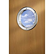 Mottez Bullauge (Metall, Silber, Verglasung: Klar, Durchmesser: 26 cm)